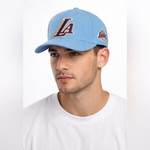 Pro Standard LA Lakers Light Blue Snapback Hat NBA New No 🏷️ (B146)